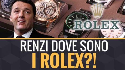 matteo renzi rolex|Matteo Renzi e i Rolex d’Arabia: gli orologi regalati dal sovrano .